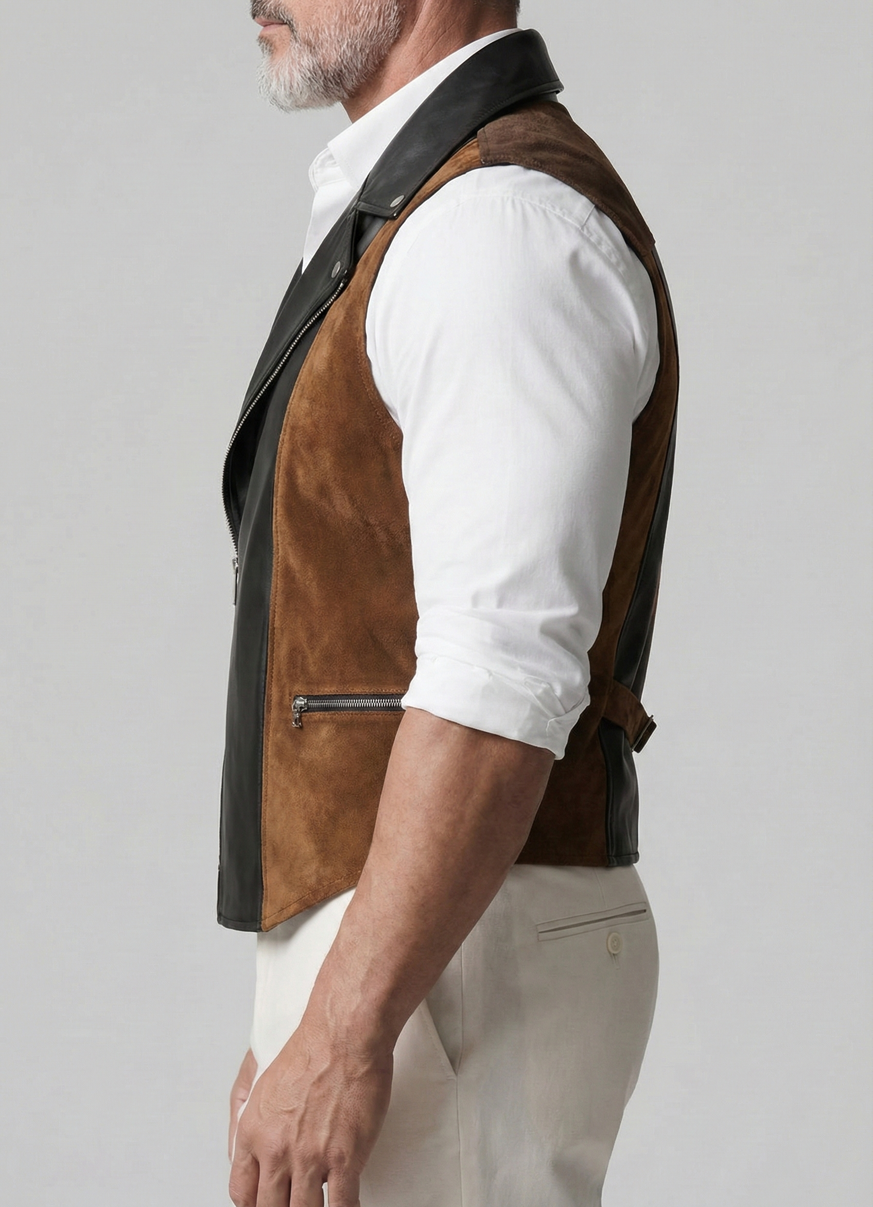 Men’s Designer Leather Jacket Blazer – Premium Formal Wear